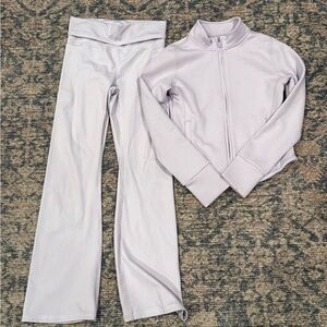 Abercrombie Kids Lavender Zip Jacket and Pants Set